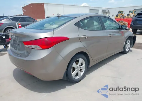 2013 Hyundai Elantra Gls z USA, uszkodzony, nr VIN 5NPDH4AE8DH213458
